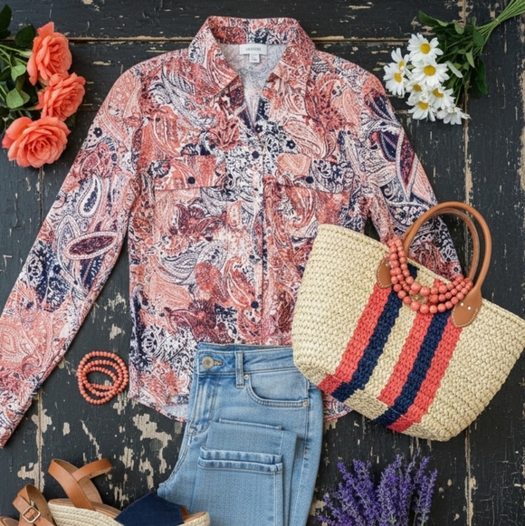 Kim Rogers Tops - Button Top